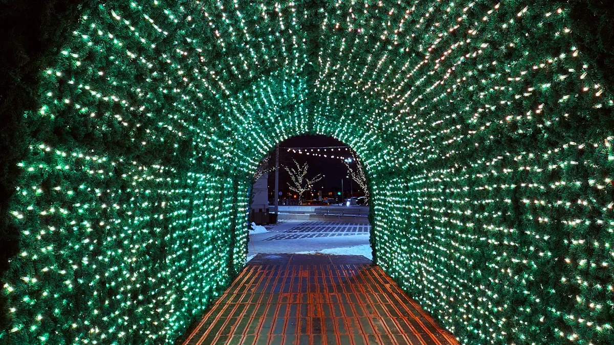 Winter Garden Christmas Lights