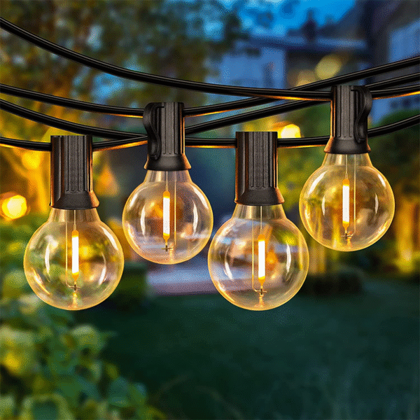 rustic garden lights