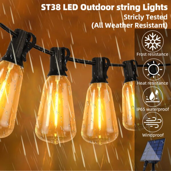 solar powered light for garden
