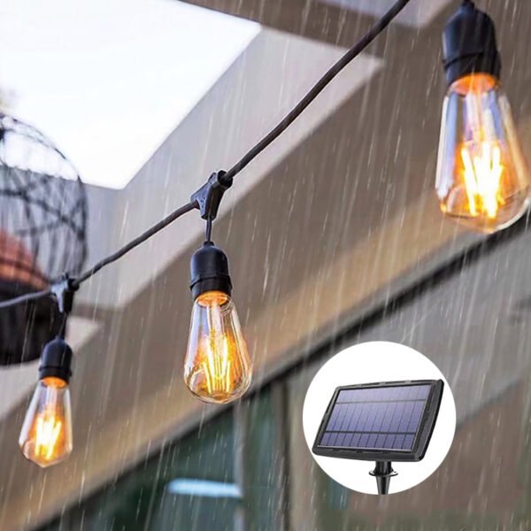 solar powered light for garden