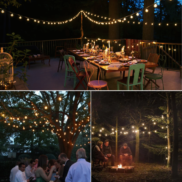 rustic garden lights
