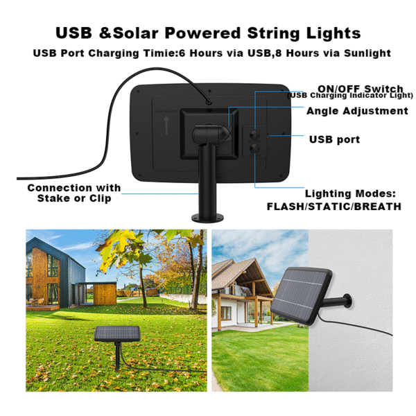 decorative outdoor solar garden lights